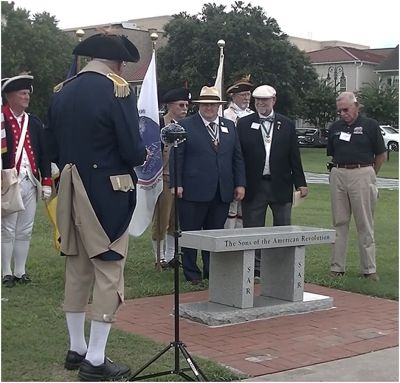 Tricentennial Park SAR Bench dedication