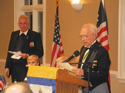 Swearing in the 2015 Officers of our Chapter
