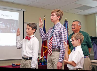 New Members Luis Javier Jimenez,Mario Francis Jimenez, and David Miguel Jimenez