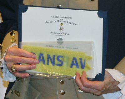 1) BG Robert L. Scott Jr. Veterans Award & Streamer ~1st Place (Chapters 50-99 members)